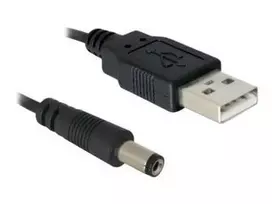 USB maitinimo laidas DeLOCK 82197 1m USB A vyras/vyras