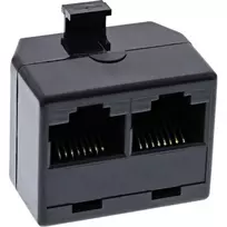 InLine ISDN skirstytuvas 1x RJ45 M / 2x RJ45 F be galinio rezistoriaus