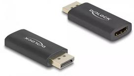 DeLOCK aktyvus DisplayPort 1.4 į HDMI adapteris 8K HDR juodas
