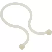 Kabelių raiščiai (sukamieji) InLine 3.5–5 mm, natūralios spalvos, 100 vnt.