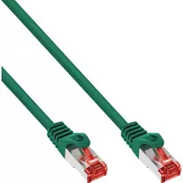 InLine Patch Laidas S/FTP PiMF Cat.6 250MHz varis be halogeno žalia 0,25m