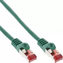 InLine Patch Laidas S/FTP PiMF Cat.6 250MHz varis halogen free žalias 7,5m