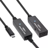 InLine USB 3.2 Gen.1 aktyvus ilgintuvas, USB-C kištukas į USB-C lizdą, 10 m