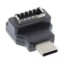 InLine USB 3.2 adapteris, USB-C kištukas į vidinį USB-E priekinio skydelio lizdą