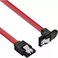 InLine SATA 6Gb/s kabelis su kampinėmis jungtimis 0,75 m