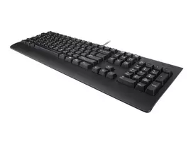 Pilno dydžio laidinė klaviatūra Lenovo Preferred Pro II — USB, slovakiškas išdėstymas, juoda, su riešų atrama