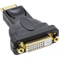 InLine DisplayPort adapteris DisplayPort kištukas į DVI-D 24+1 lizdą juodas