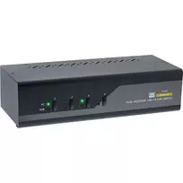 KVM jungiklis InLine 62654I 4 prievadų dviejų monitorių HDMI 4K USB 3.0 garsas