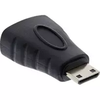 InLine HDMI adapteris, HDMI A lizdas / HDMI C kištukas, 4K/60Hz, auksuoti kontaktai
