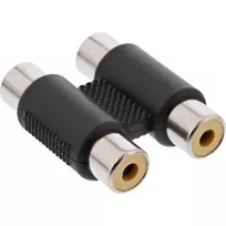 Garso adapteris 2x RCA lizdas / lizdas InLine 99318