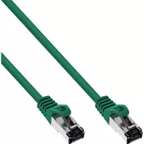 InLine Patch laidas, S/FTP (PiMf), Cat.8.1, 2000MHz, halogen-free, žalias, 0,3m