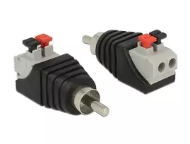RCA lizdo adapteris su gnybtų bloku DELOCK 65566