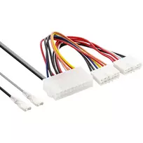 InLine vidinis maitinimo adapteris 20 kontaktų ATX-NT į P8/P9 AT plokštę su jungikliu 20/0,80 m