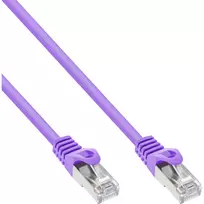 InLine 72502P jungiamasis kabelis SF/UTP Cat5e 2 m violetinis