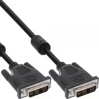 DVI-I laidas InLine, 18+5 M/M, Single Link, 2 ferito žiedai, 2 m