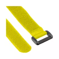InLine kabelių raiščiai lipnūs 20 x 200 mm 10 vnt. geltoni