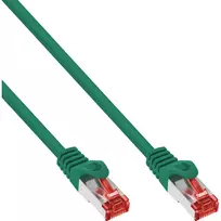 InLine Patch Laidas S/FTP PiMF Cat.6 250MHz PVC CCA žalias 0,25m