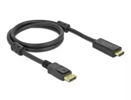 Laidas DeLOCK Active DisplayPort 1.2 į HDMI 4K 60 Hz 1 m
