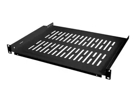 LogiLink stelažas - lentyna - juoda, RAL 9005 - 1U - 48,3 cm (19 colių)