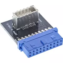 InLine USB 3.0 į USB 3.1 priekinio skydelio Key-B adapteris vidinis, įvairiaspalvis