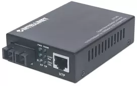 Intellinet Gigabit Ethernet vienmodis medijos keitiklis, 10/100/1000Base-T į 1000Base-Lx (SC) vienmodis, 20 km
