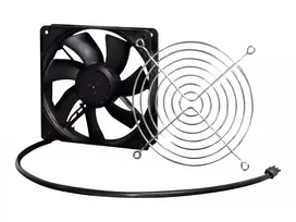 Vėdinimo ventiliatoriaus plėtinio rinkinys Rittal SK 7990.000 24V DC juodas metalas plastikas