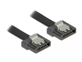 SATA kabelis DeLOCK 83841 0,5m SATA III 7 kontaktų juodas