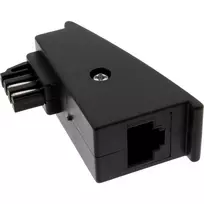 Adapteris InLine TAE‑F kištukas į RJ45 lizdą 8P2C, skirtas Fritzbox, juodas