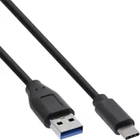InLine 40 vnt. pakuotė USB 3.2 laidas, USB Type-C į A kištuką, juodas, 2 m