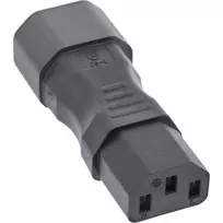 InLine maitinimo adapteris IEC 60320 C14 / C13, 3 kontaktų, šalto prietaiso įrenginiams