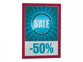Magnetinis rėmelis Durable DURAFRAME A4 raudonas