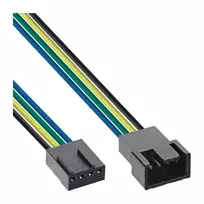 InLine 4pin Molex ventiliatoriaus ilginimo laidas 0,30 m