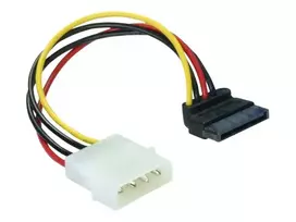 Maitinimo laidas SATA HDD 4pin kištukas kampuotas DeLOCK 60101