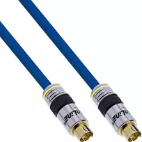 InLine S-VHS vaizdo kabelis Premium 4 kontaktų mini DIN kištukas / kištukas auksuotas 1 m