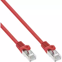InLine Patch Laidas SF/UTP Cat.5e raudonas 0,25 m