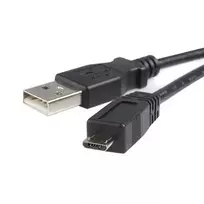 StarTech.com 1 m Micro USB laidas - A į Micro B, juodas