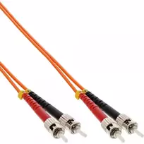 InLine šviesolaidinis dvipusis kabelis ST/ST 50/125µm OM2 3m