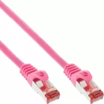 InLine Patch Laidas S/FTP PiMF Cat.6 250MHz PVC varis rožinis 10m