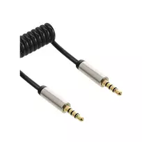 InLine Slim spiralinis garso laidas 3,5 mm kištukas / kištukas 4 kontaktų stereo 2 m