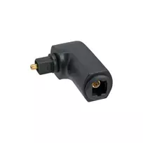 InLine Toslink optinis garso adapteris vyriškas / moteriškas 90° kampu