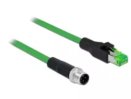 DeLOCK 85438 RJ45 Ethernet Cat6 tinklo kabelis 2 m juodas