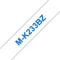 Žymėjimo juosta Brother MK233 12mm mėlyna/balta