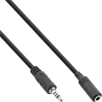 InLine garso adapterio laidas 4 kontaktų 2,5 mm kištukas / 4 kontaktų 3,5 mm lizdas 1 m