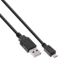 InLine Micro USB 2.0 greito įkrovimo laidas USB A / Micro-B, 2 m