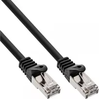 InLine Patch Laidas SF/UTP Cat.5e juodas 1,5 m