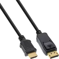 InLine DisplayPort į HDMI keitiklio laidas juodas 10 m