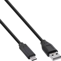 USB 2.0 laidas InLine 35734 USB-C (vyras) į USB-A (vyras) juodas 1,5 m