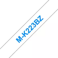 Juostelė etikečių Brother MK223BZ mėlyna ant baltos 9mm