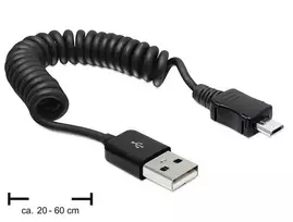 USB kabelis DeLOCK USB 2.0-A / USB micro-B 0,6 m