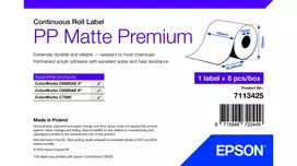 Lipni etiketė spausdintuvui Epson 7113425 balta 10,2 cm x 55 m
